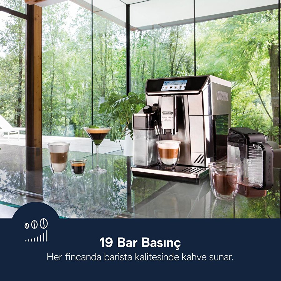 Delonghi Primadonna Elite, 650.85.ms Tam Otomatik Espresso Kahve Makinesi|