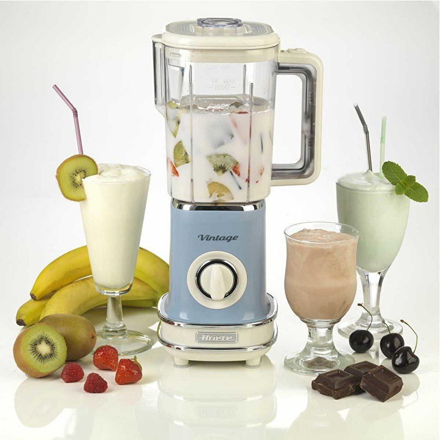 Ariete Vintage Doğrayıcı Blender - Mavi