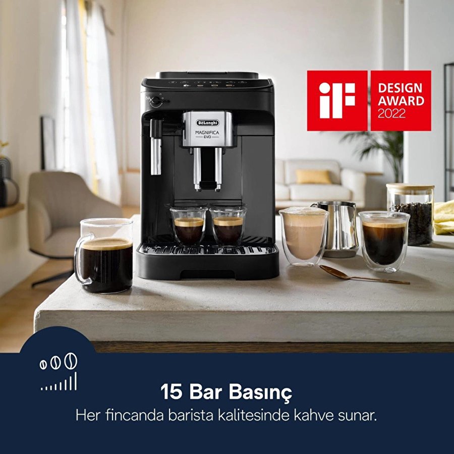 Delonghi Magnifica Evo, Ecam290.21.b Tam Otomatik Espresso Kahve Makinesi