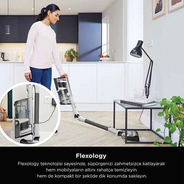 Shark PowerPro Turbo Başlıklı Şarjlı Dikey Süpürge