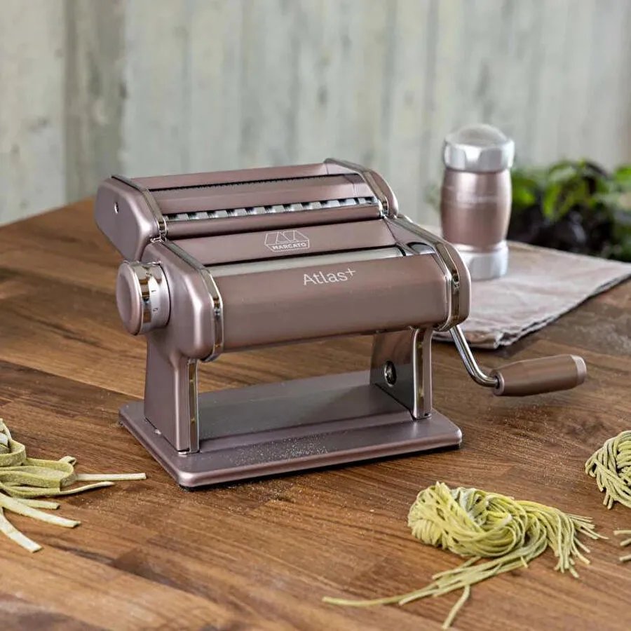 Marcato Design Atlas Plus İtalyan Makarna Makinesi Pastel Pembe Renk