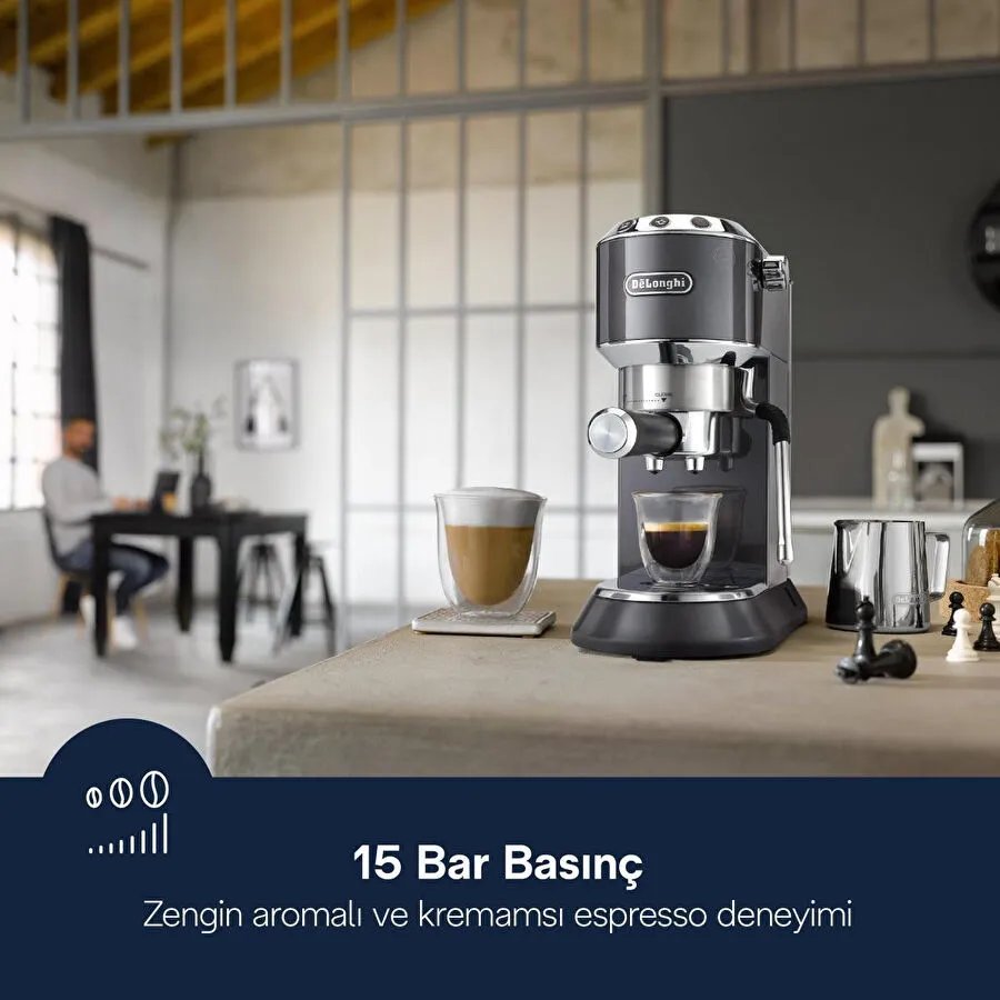 Delonghi Dedica Manuel Espresso Kahve Makinesi Ec885.gy|