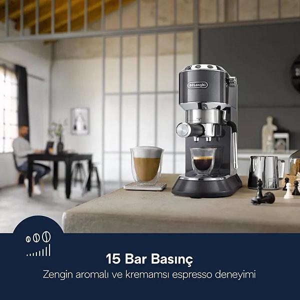 Delonghi Dedica Manuel Espresso Kahve Makinesi Ec885.gy|