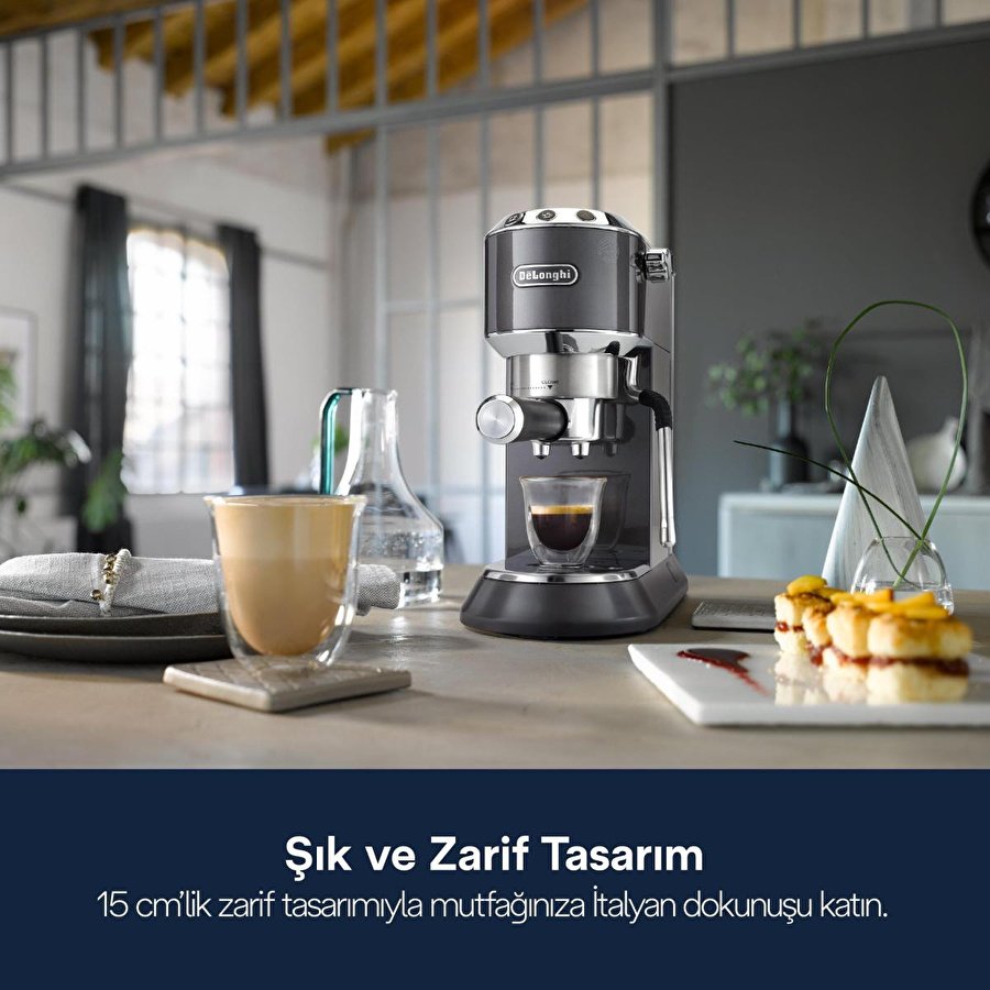 Delonghi Dedica Manuel Espresso Kahve Makinesi Ec885.gy|