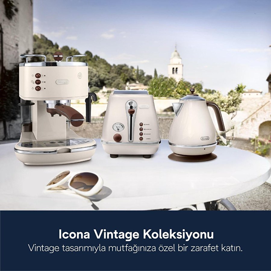 Delonghi Icona Vintage, Ctov2103.bg Vintage Ekmek Kızartma Makinesi