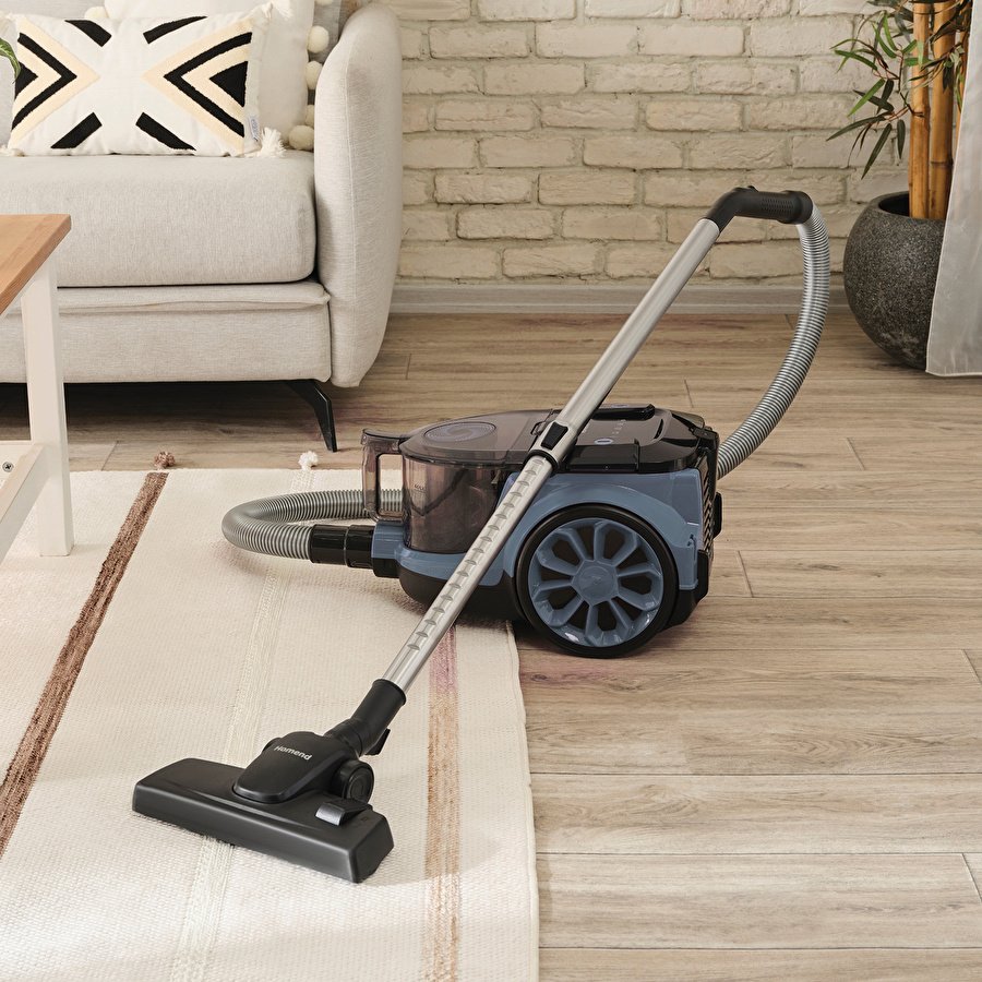 Homend Dustroyer 1255H Yatay Süpürge Buz Mavisi