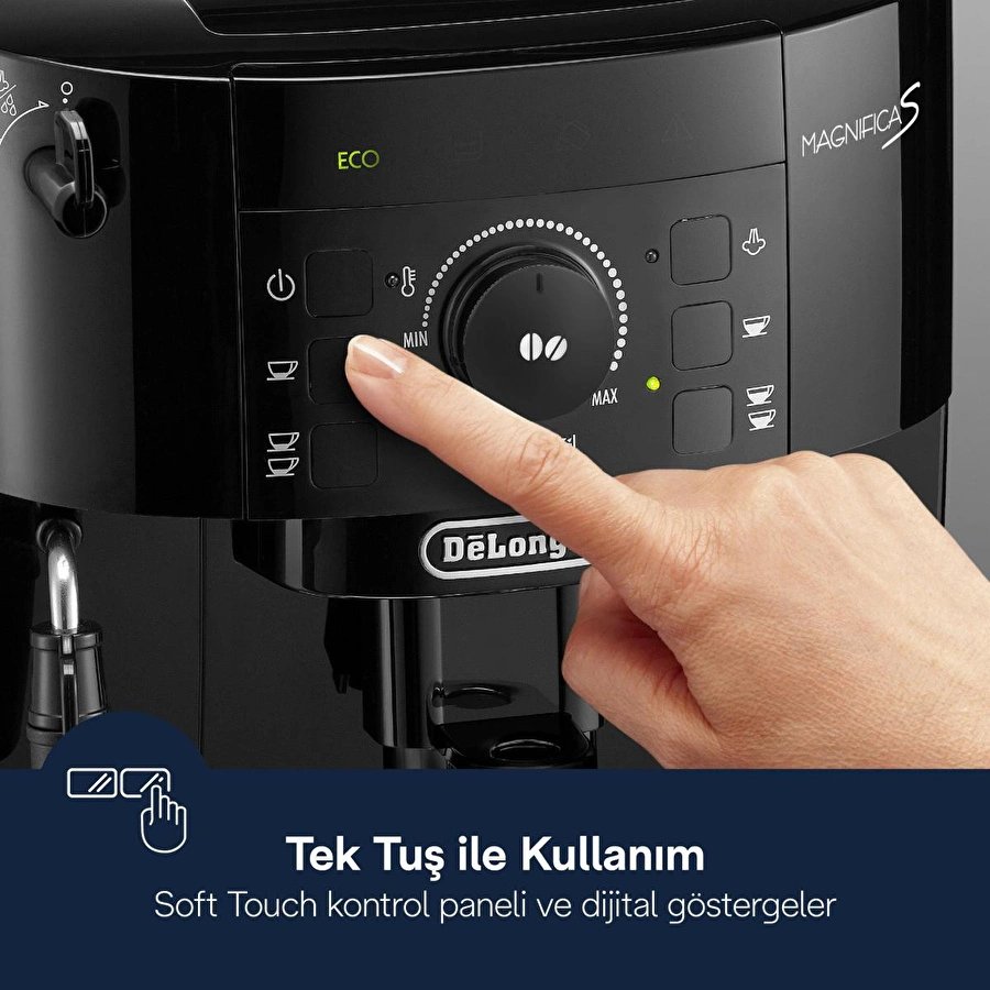 Delonghi Magnifica Start, Ecam12.121.b Tam Otomatik Espresso Kahve Makinesi