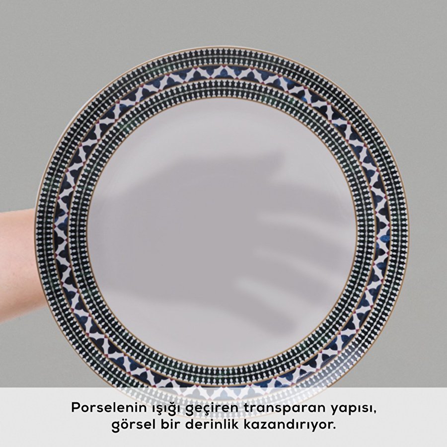 Karaca Forever Bone Cordoba 53 Parça 12 Kişilik Yemek Takımı