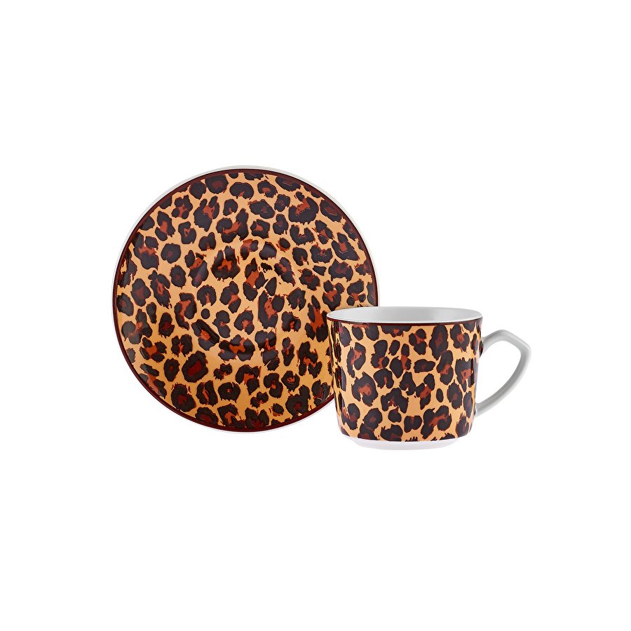 Karaca Tiger 2 Kişilik Kahve Fincan Takımı 80 ml