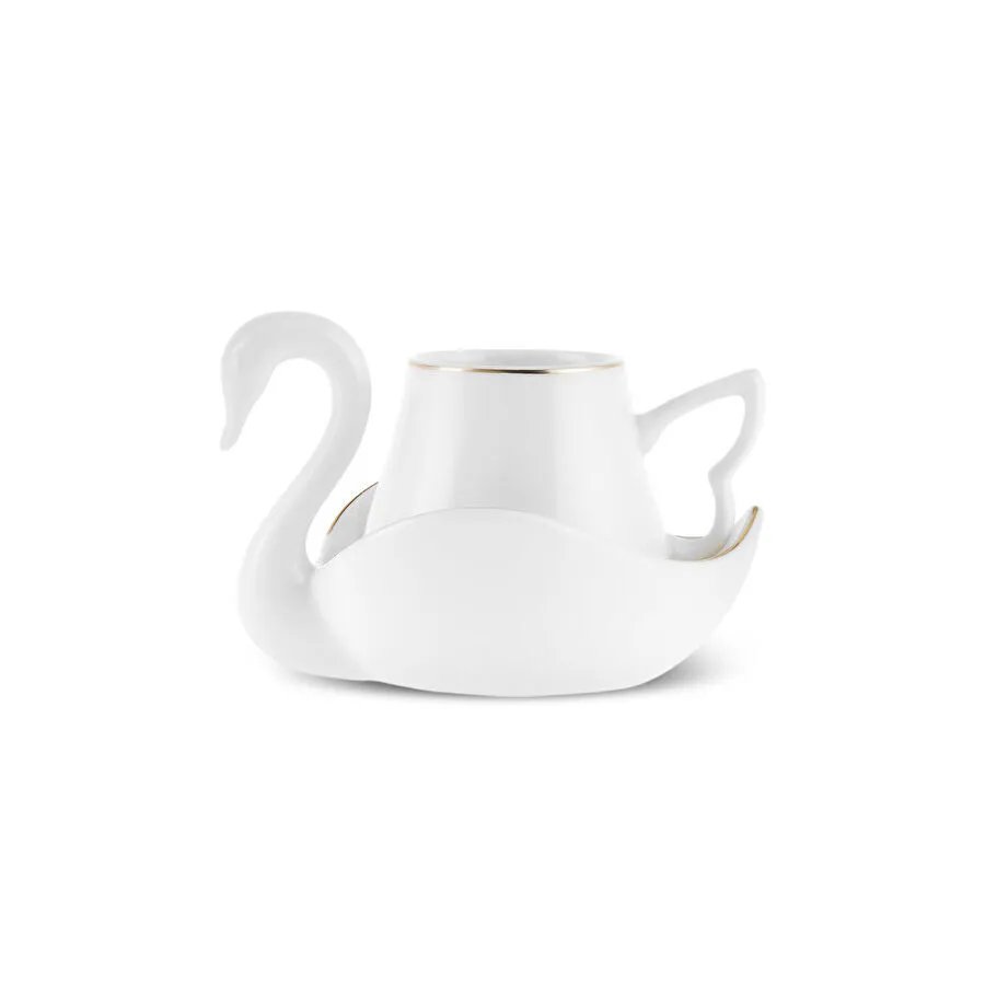 Karaca Swan 6 Kişilik Kahve Fincan Takımı 90 ml