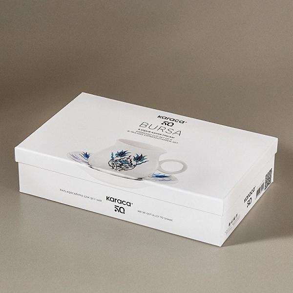 Karaca Bursa 6 Kişilik Kahve Fincanı Takımı 90 ml
