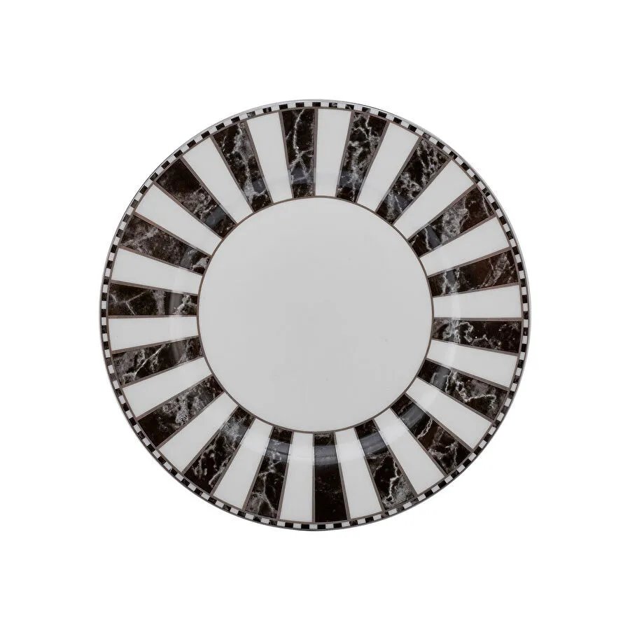 Karaca Damalı Porselen Pasta Tabağı 19 cm