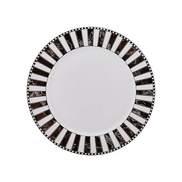Karaca Damalı Porselen Servis Tabağı 27 cm