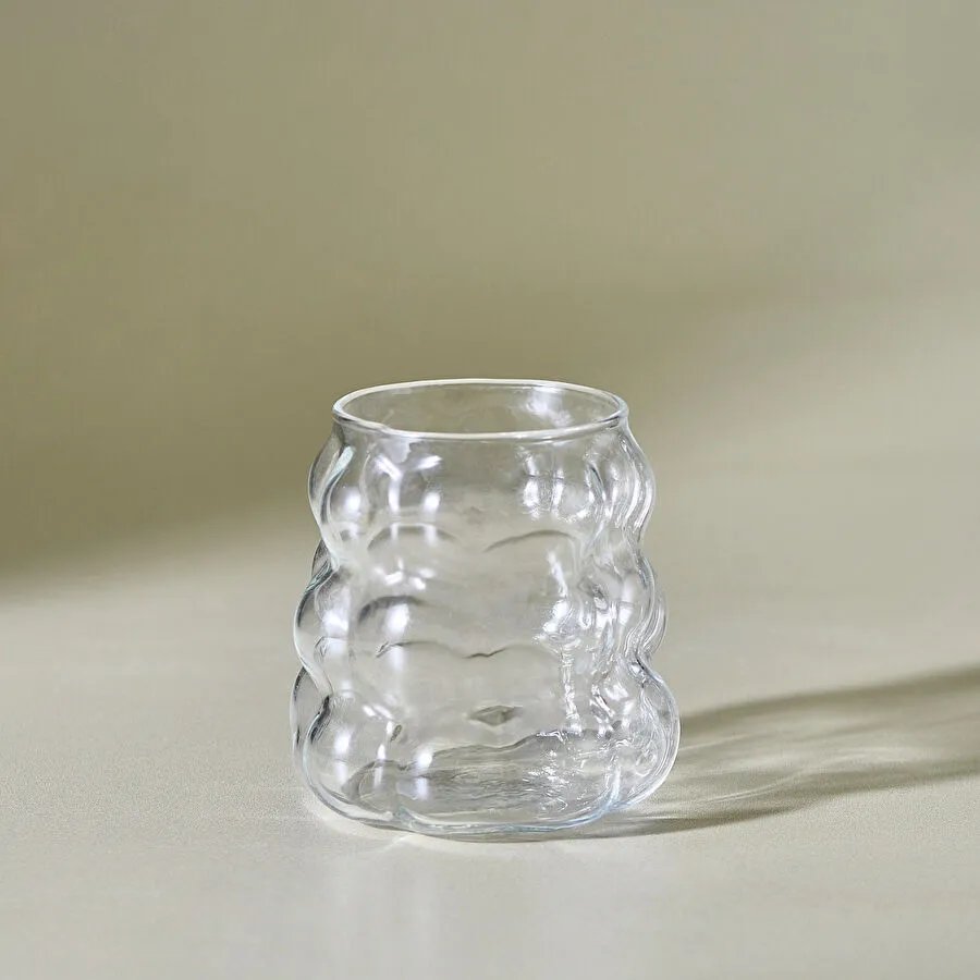 Karaca Bubble Latte Bardağı 390 ml Şeffaf