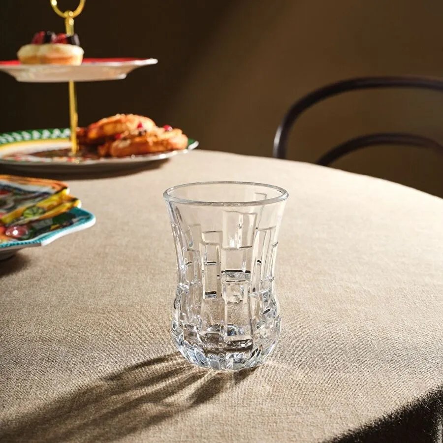 RCR Etna Yüksek Kalite Cam 6'lı Çay Bardağı 140 ml
