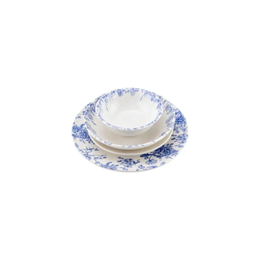 Bambum Moderna 24 Parça Yemek Takımı Blue