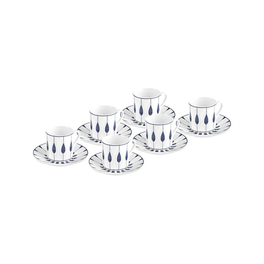 Karaca Ahenk 6 Kişilik Kahve Fincan Takımı 80 ml