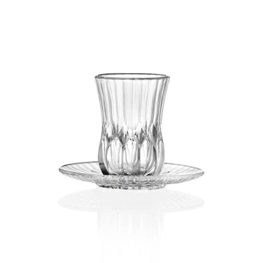 RCR Adagio Yüksek Kalite Cam 6'lı Çay Bardak Seti 140 ml