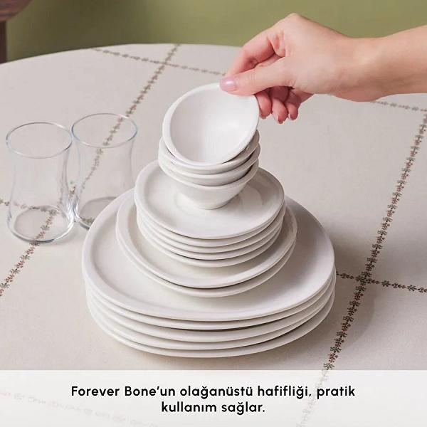 Karaca Forever Bone Cosima 26 Parça 6 Kişilik Kahvaltı Takımı