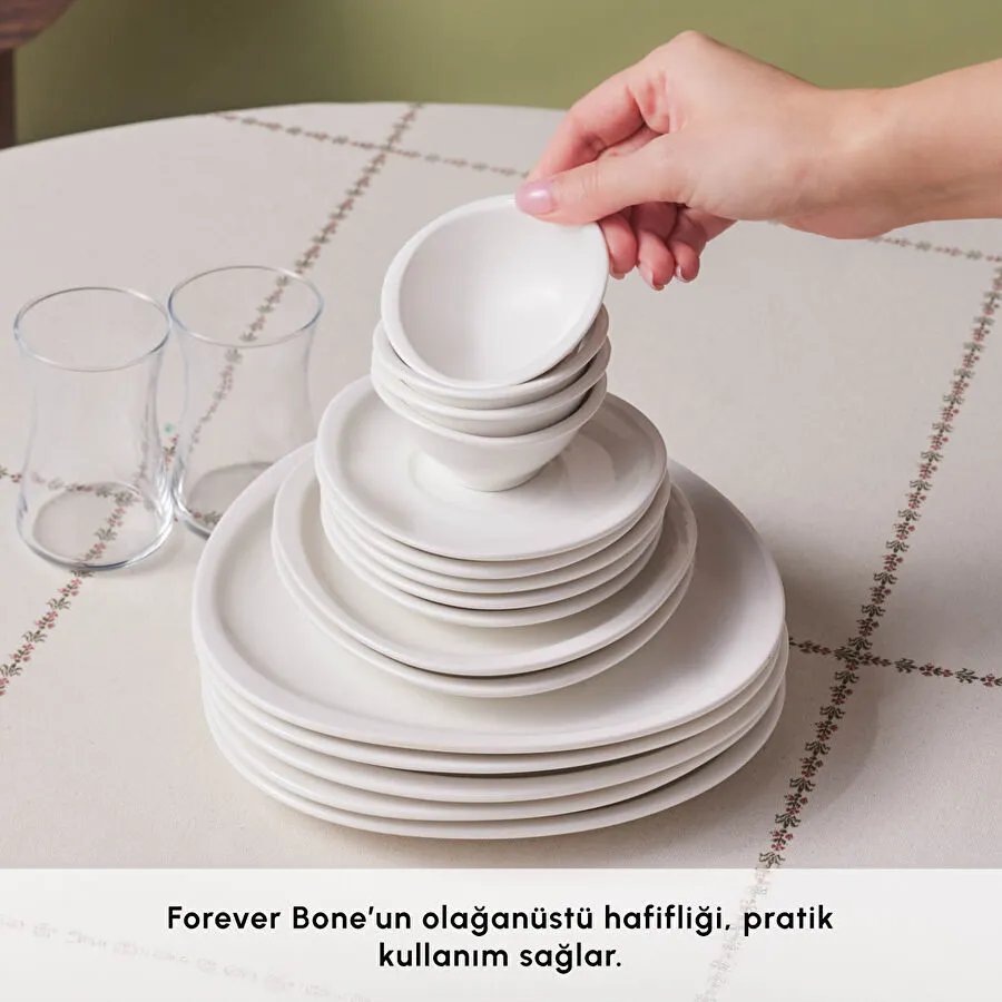 Karaca Forever Bone Cosima 26 Parça 6 Kişilik Kahvaltı Takımı