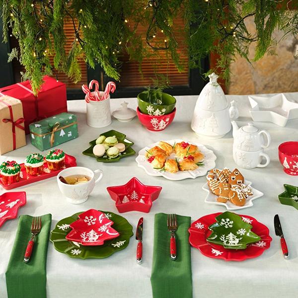 Karaca New Year Yılbaşı Snowy Kase 14 Cm Beyaz