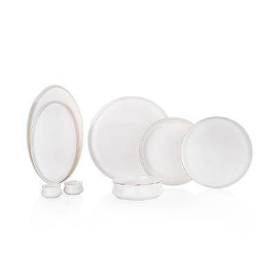 Schafer Superfine Bone Lumiere Yemek Takımı 56 Parça-Gold