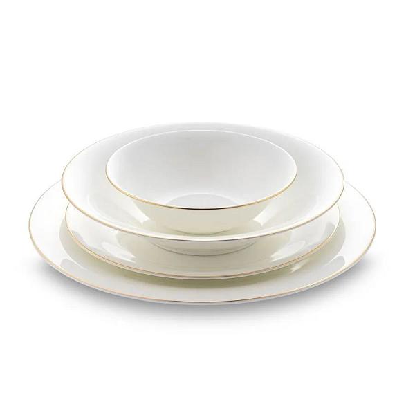 Jumbo Merlem 55 Parça 12 Kişilik Yemek Takımı Gold