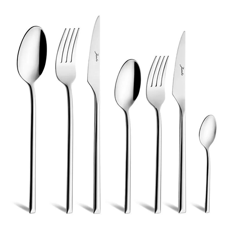 Jumbo 2006 12 Kişilik 84 Parça Çelik Çatal Kaşık Bıçak Takımı