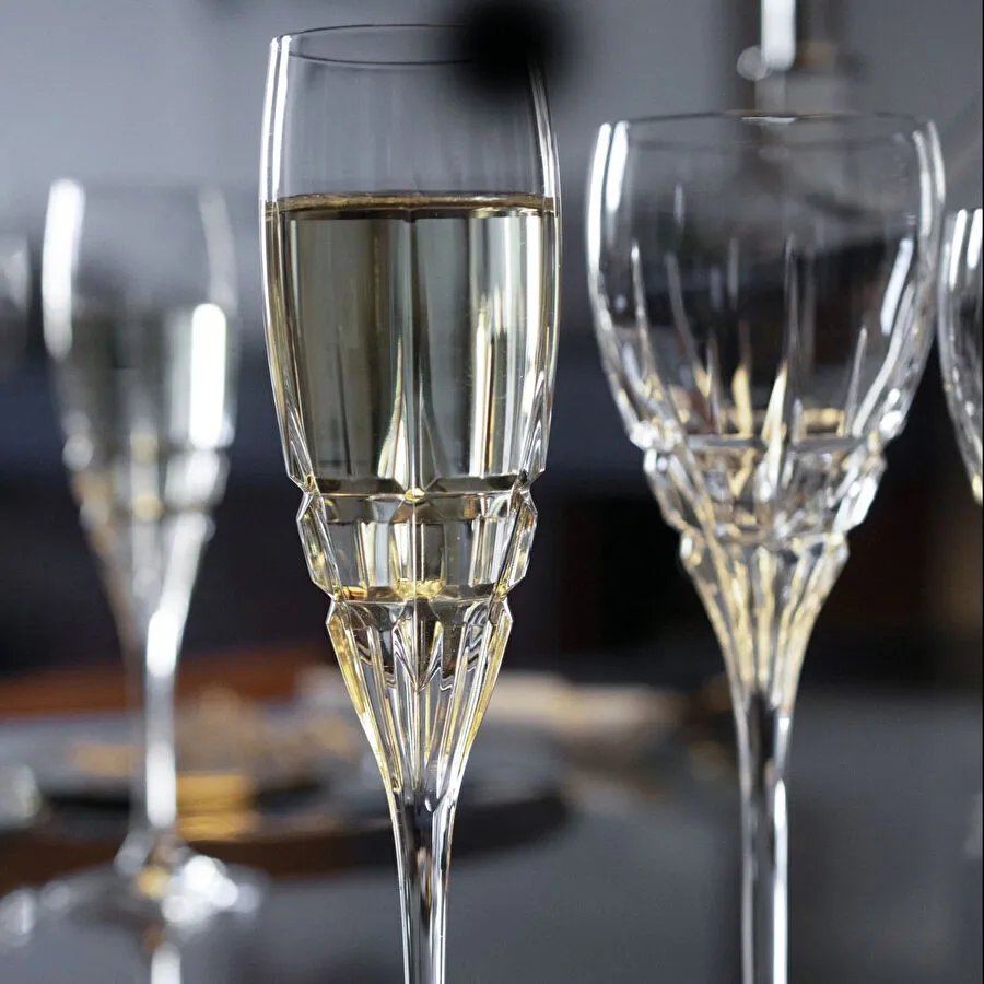 Da Vinci Carrara Yüksek Kalite Kristal 2'li Flüt Kadeh 160 ml