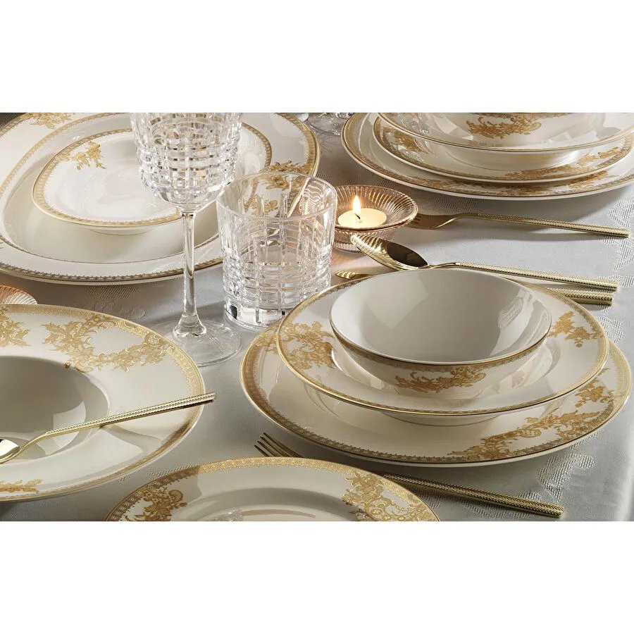 Royal Canterbury Liberty Gold 72 Parça Yemek Takımı