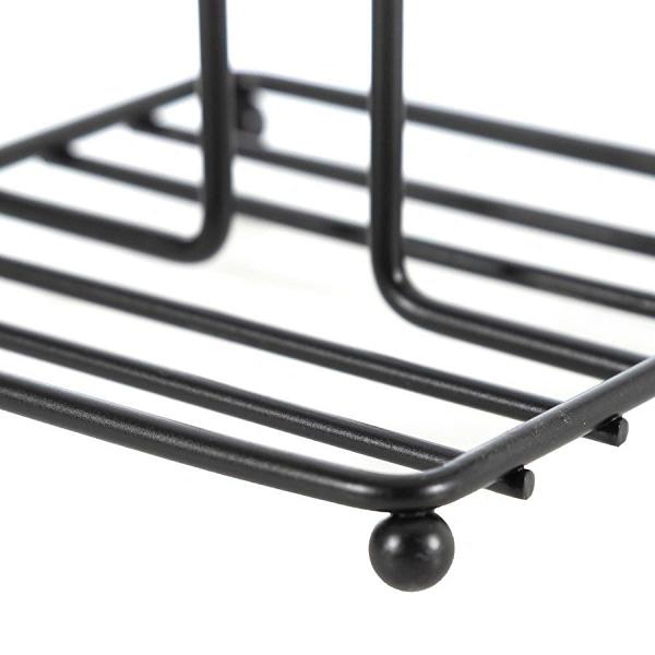 Mudo Home Black Metal Kağit Havluluk