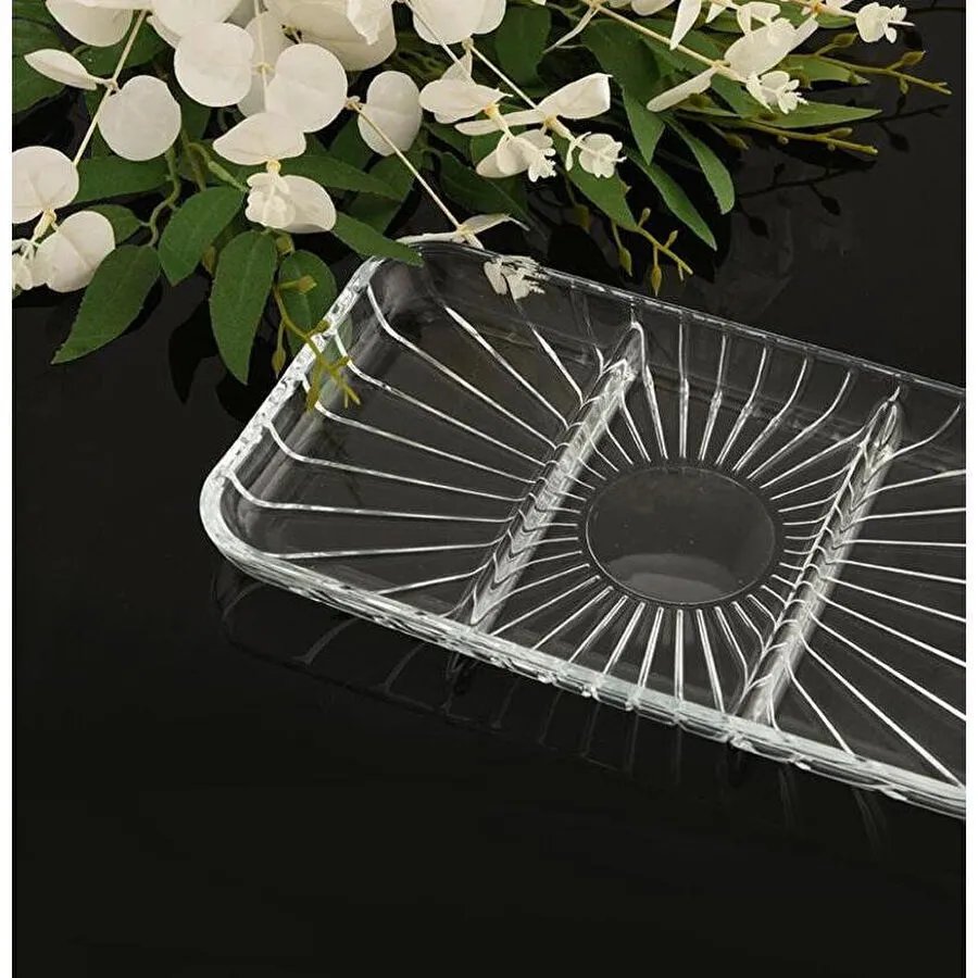 Paşabahçe 54983 Elegant Böl 163x278 Dikdörtgen Servis Tabağı 1 Adet
