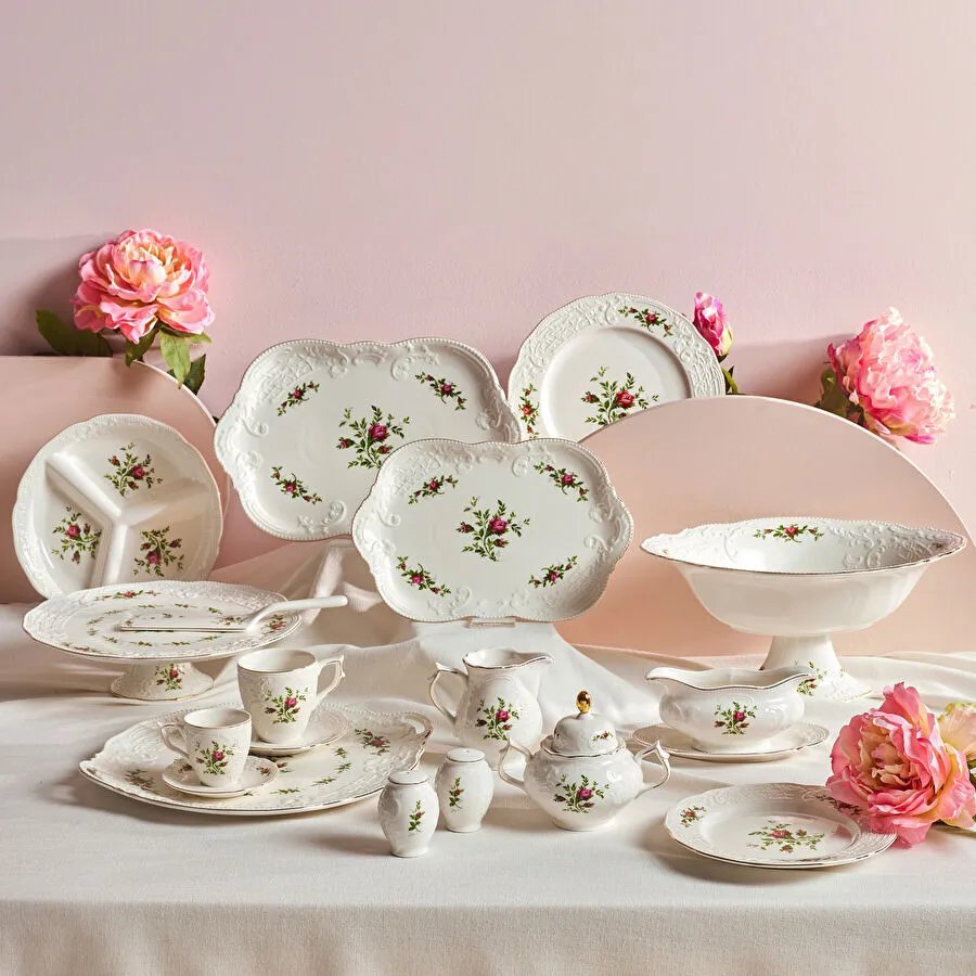 Karaca Vintage Rose Tuzluk Biberlik 7 cm