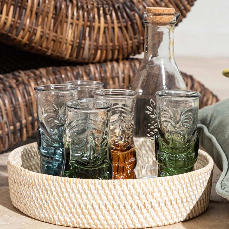 Mudo Home Tiki Kokteyl Bardaği Amber 440 Cc