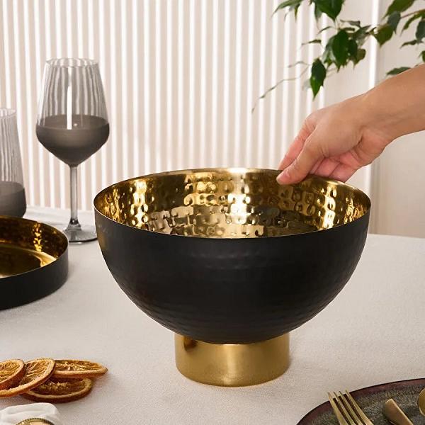 Karaca Home Arven Ayaklı Dekoratif Kase 25 cm