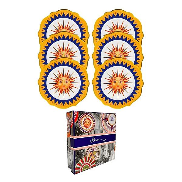 Baci Milano Dolce Vita 6'lı Sun Servis Tabağı 27 cm Porselen