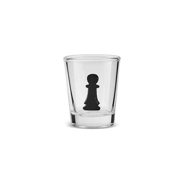 Karaca King Shot Bardaklı Satranç Seti Şeffaf