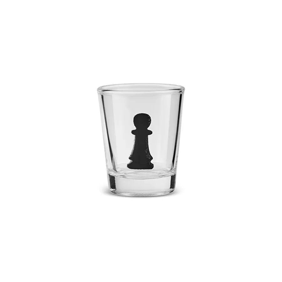 Karaca King Shot Bardaklı Satranç Seti Şeffaf