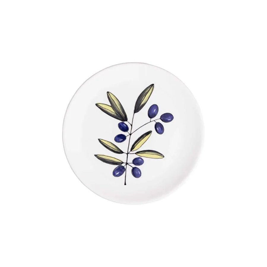 The Mia Olivos Servis Tabağı 6lı Set 26 Cm Ovs0003