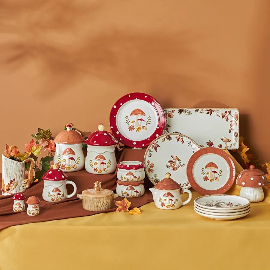 Karaca Cozy Kuş Pasta Tabağı 21 cm
