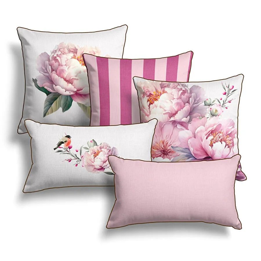 Maxxdeco 30x50 Cm Biyeli Kırlent Kılıfı-12426