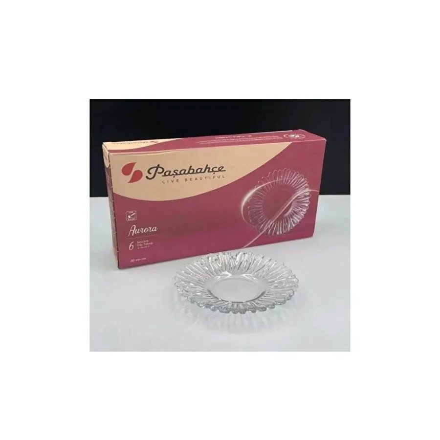 Paşabahçe Aurora 6'lı 12 Cm Çay Tabağı 10531