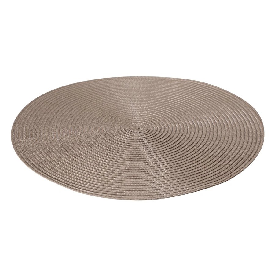 Mudo Home Monomat Yuvarlak Ameri̇kan Servi̇si̇ 38 Cm Taupe