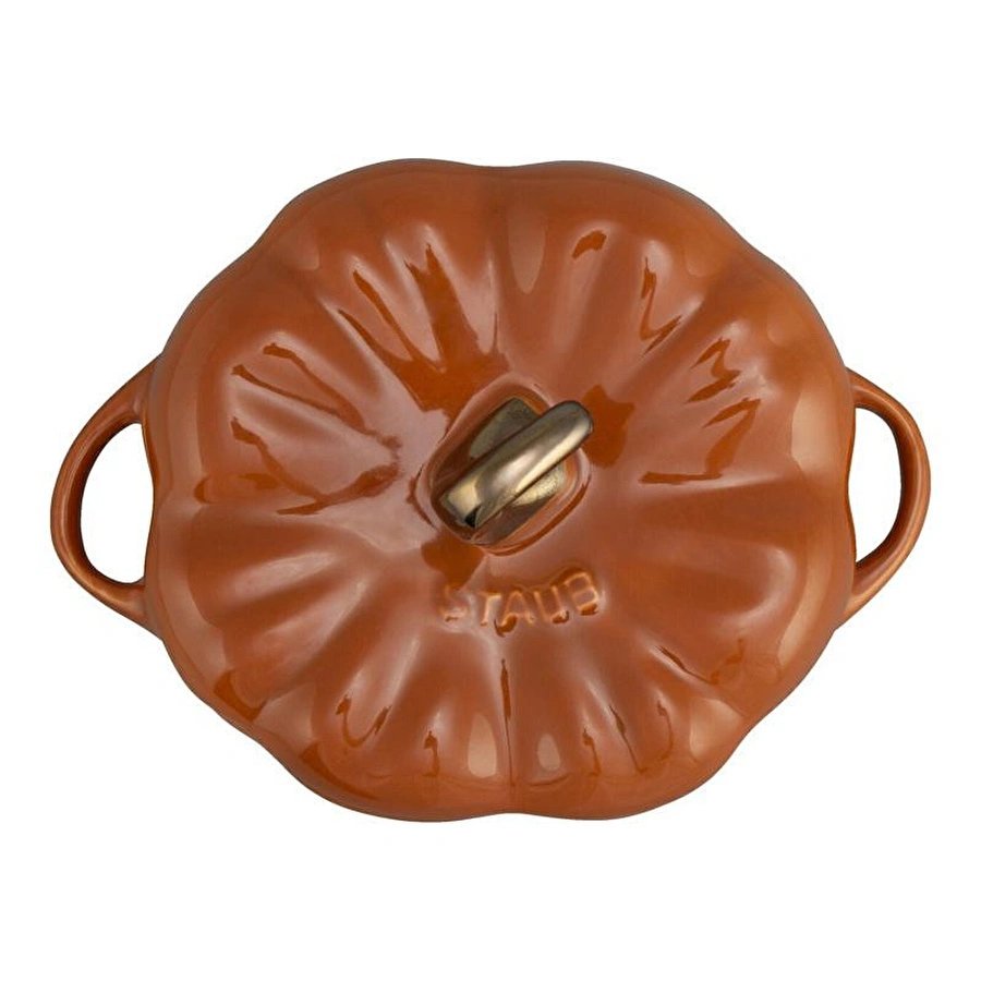 Staub Seramik Balkabağı Mini Tencere Tarçın 15 Cm 700 Ml