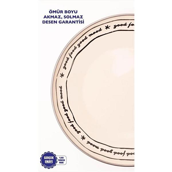 Emaylab Mood Emaye Pasta/sunum Tabağı 21 Cm