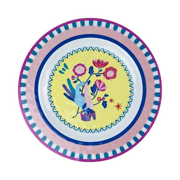Baci Milano Mamma Mia 6'lı Kalp Desenli Tabak Seti 21,5 cm