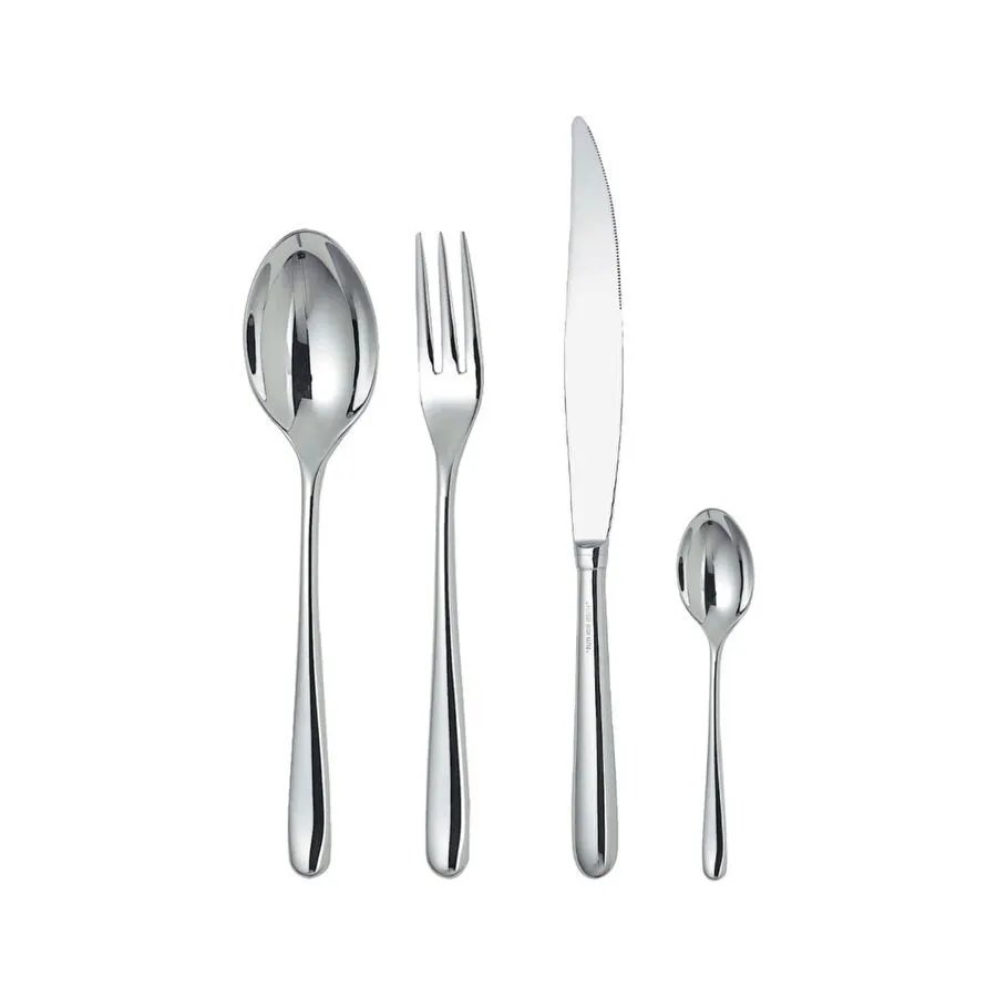 Alessi Caccia 6 Kişilik 24 Parça Çatal Bıçak Takımı