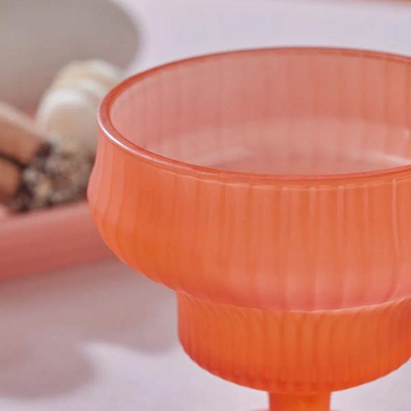 Karaca Abant Cam Dondurmalık Turuncu 10,5 cm