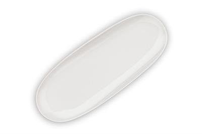 Schafer Nice 1 Parça Uzun Oval Servis Tabağı 28 Cm-Beyaz