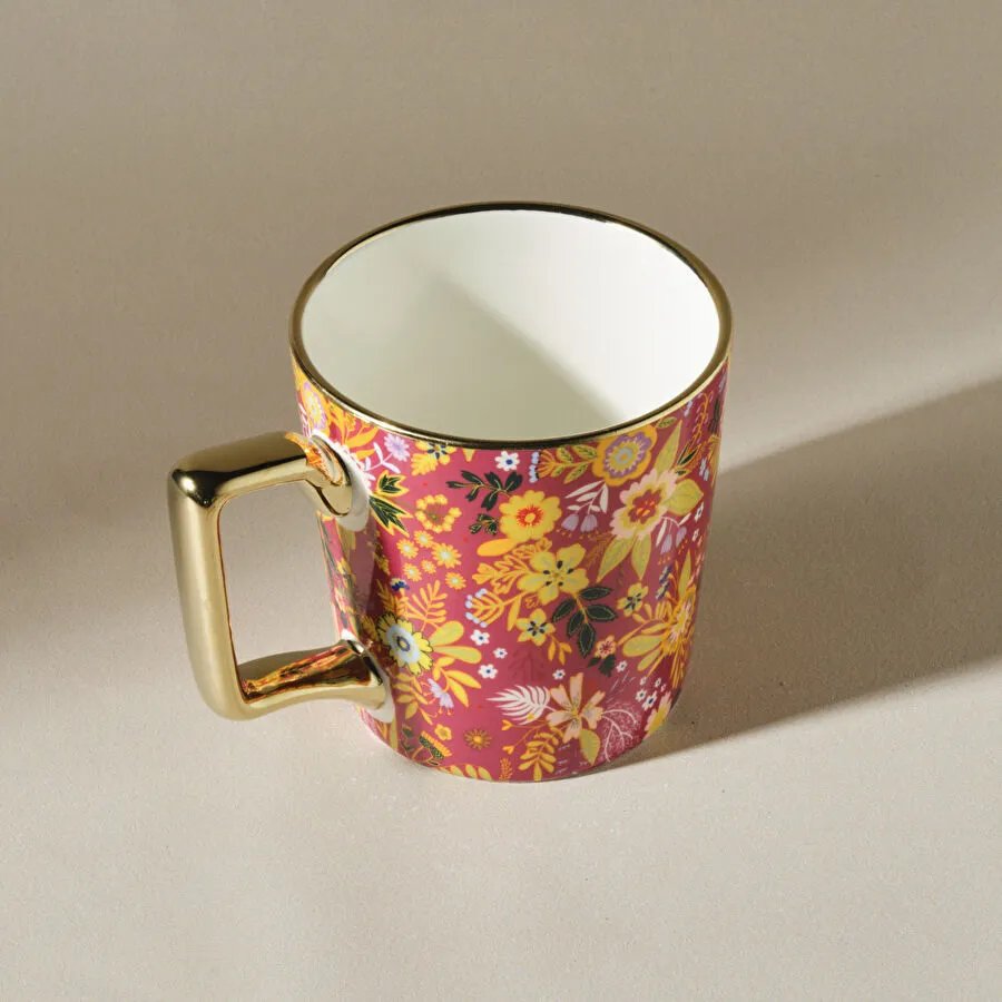 Karaca Flower J Harfli Kupa 350 ml